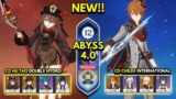 NEW Spiral Abyss 4.0 Floor 12 (9 Stars) C0 HU TAO & C0 CHILDE – Genshin Impact 4.0