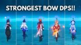 STRONGEST Bow DPS !! Bow Only DMG SHOWCASE !! [ Genshin Impact ]