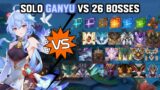 Solo C0 Ganyu vs 26 Bosses without Food Buff | Genshin Impact