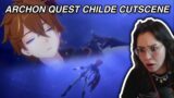 Dish Reacts to Childe Cutscene | Fontaine Archon Quest Act 4 | Genshin Impact 4.1
