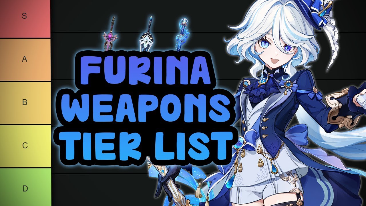 Furina Weapons Swords Tier List Genshin Impact 42 Genshin Impact Videos 8433