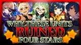 How The "Power Five" Ruined Four Star Characters | Genshin Impact