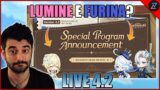 LIVE UFFICIALE 4.2: LUMINE con FURINA?! Alcuni cambiamenti [Genshin Impact Ita]