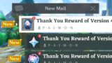 MORE REWARDS!! We Will Get MORE PRIMOGEMS Before Furina Release In Version 4.2 – Genshin Impact