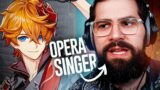 Opera Singer Reacts to Letter from Ajax || Genshin Impact OST