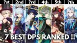 TOP 7 BEST C0 DPS RANKED!! SS Tier DPS in [ Genshin Impact ]