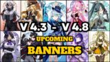 UPCOMING!! Version 4.3 – Version 4.8 Banners, Reruns & New Characters | Genshin Impact