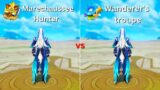 Wanderer's troupe VS Marechaussee Hunter?? Artifact Comparison {Genshin Impact