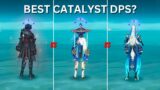 Wriothesley Worth It ?? || Who is the Best F2P Catalyst DPS? || Showcase {Genshin Impact}