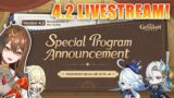 4.2 Genshin Impact Special Program Watch Party || FURINA MY MEOW MEOW