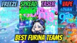 7 BEST / STRONGEST C0 FURINA TEAMS | Spiral Abyss Showcase / Guide [ Genshin Impact ]