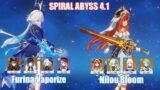C0 Furina Vaporize & C0 Nilou Bloom | Spiral Abyss 4.1 | Genshin Impact