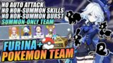 Furina Pokemon Team is my FAVORITE 4.2 Spiral Abyss Team | Genshin Impact