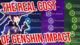 How much did it cost to get EVERYTHING in Genshin Impact? (3 year whale account update)