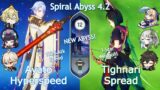 NEW Spiral Abyss 4.2! C0 Tighnari Spread x C0 Ayato Hyperspeed | Floor 12 9 Stars | Genshin Impact