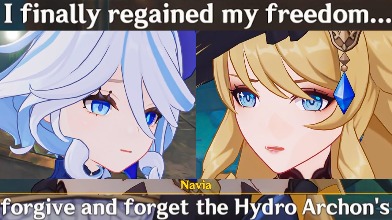 When FURINA "Finally" Got Her FREEDOM, But... Fontaine Cutscene Genshin ...