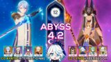 C0 Ayato International & C2 Cyno Hyperbloom l Genshin Impact Spiral Abyss 4.2 Floor 12
