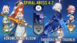 C0 Kokomi Nilou Bloom and C0 Furina Quickbloom – Genshin Impact Abyss 4.2 – Floor 12 9 Stars