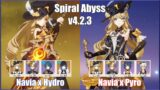 C0 Navia Gameplay Spiral Abyss Floor 12 | Genshin Impact 4.3