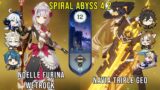 C6 Noelle Furina Double Hydro and C0 Navia Triple Geo – Genshin Impact Abyss 4.2 – Floor 12 9 Stars