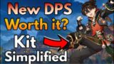 Gaming Gameplay/Kit & Constellations Explained! Plunging DPS Is He Worth It? Genshin Impact 4.4