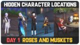 Hidden Character Locations (Day 1) Roses and Muskets Act I | Genshin Impact 4.3
