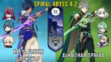 Kaeya Freeze and C0 Alhaitham Spread – Genshin Impact Abyss 4.2 – Floor 12 9 Stars