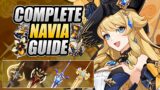 NAVIA GUIDE: How To Play, Best Builds, Weapons, Artifacts, Team Comps & MORE in Genshin Impact