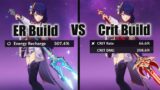 Raiden shogun ER build VS Crit Build – Genshin impact
