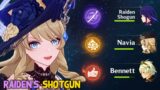TRY THIS GENSHIN TEAM : The Raiden's Shotgun | Navia Team (Genshin Impact)