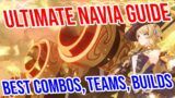 ULTIMATE Navia Guide! Surprising Combos! Best Teams, Weapons, Artifacts, and MORE! Genshin Impact