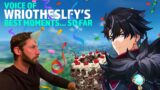 Wriothesley Voice Actor PLAYS Genshin Impact HIGHLIGHTS – Cake, Soup, and Paimon