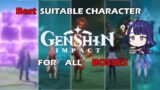 1 CHARACTER FOR EVERY BOSS THAT WILL MAKE IT EASIER! | GENSHIN IMPACT