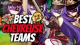 BEST Chevreuse Teams That Deletes The Abyss | Genshin Impact 4.3