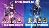 C0 Raiden Mono Electro & C0 Neuvillette Hypercarry | Spiral Abyss 4.3 | Genshin Impact