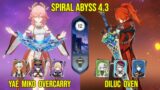 C0 Yae Miko Overcarry and C5 Diluc Oven | Floor 12 Genshin Impact | 4.3 Spiral Abyss