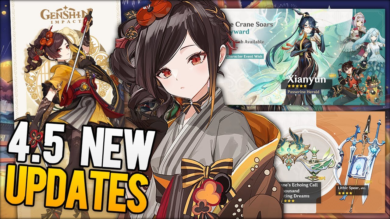 CHIORI IS HERE! | Genshin Impact 4.5 NEW CHARACTERS + XIANYUN BANNER ...