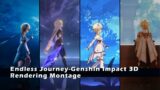 HoYoFair | Endless Journey – Genshin Impact 3D Rendering Montage