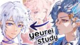 How To Draw Like Yeurei  – Genshin Impact Fan Artist – Art Style Study