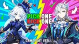 KICK ONE PICK ONE Genshin Impact | [Role in a Party Ver.]