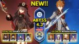 NEW Spiral Abyss 4.3 Floor 12 (9 Stars) C0 HU TAO & C0 CHILDE – Genshin Impact 4.3
