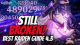NEW Updated Raiden Guide 4.3 | Best Builds, Weapons, Artifacts, Teams | Genshin Impact