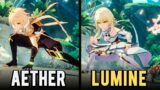 Aether & Lumine Cutscene Differences You Might Not Know