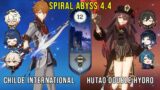 C0 Childe International and C1 Hutao Double Hydro – Genshin Impact Abyss 4.4 – Floor 12 9 Stars