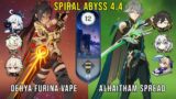 C0 Dehya Furina Vape and C0 Alhaitham Spread – Genshin Impact Abyss 4.4 – Floor 12 9 Stars