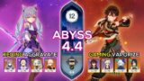 C0 Xianyun + Gaming Vaporize & C3 Keqing Aggravate – Spiral Abyss 4.4 – Genshin Impact