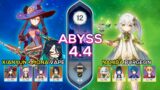 C0 Xianyun + Mona Vaporize & C0 Nahida Burgeon – Spiral Abyss 4.4 – Genshin Impact