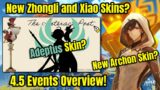 TRIPLE BANNERS In 4.5 & FINALLY, A Skin For ZHONGLI! | Genshin Impact 4.5