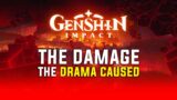 The Damage That The Genshin Impact Drama Caused!! MASS REPORTING OF SMALL CREATOR!!