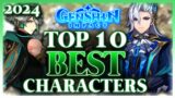 Top Ten BEST Characters In Genshin Impact (2024)